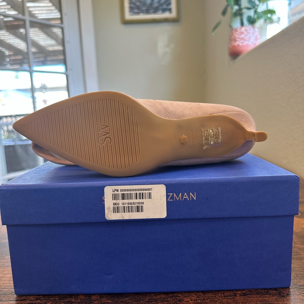 Stuart Weitzman Wren 75 Suede Bootie - Picture 14 of 15